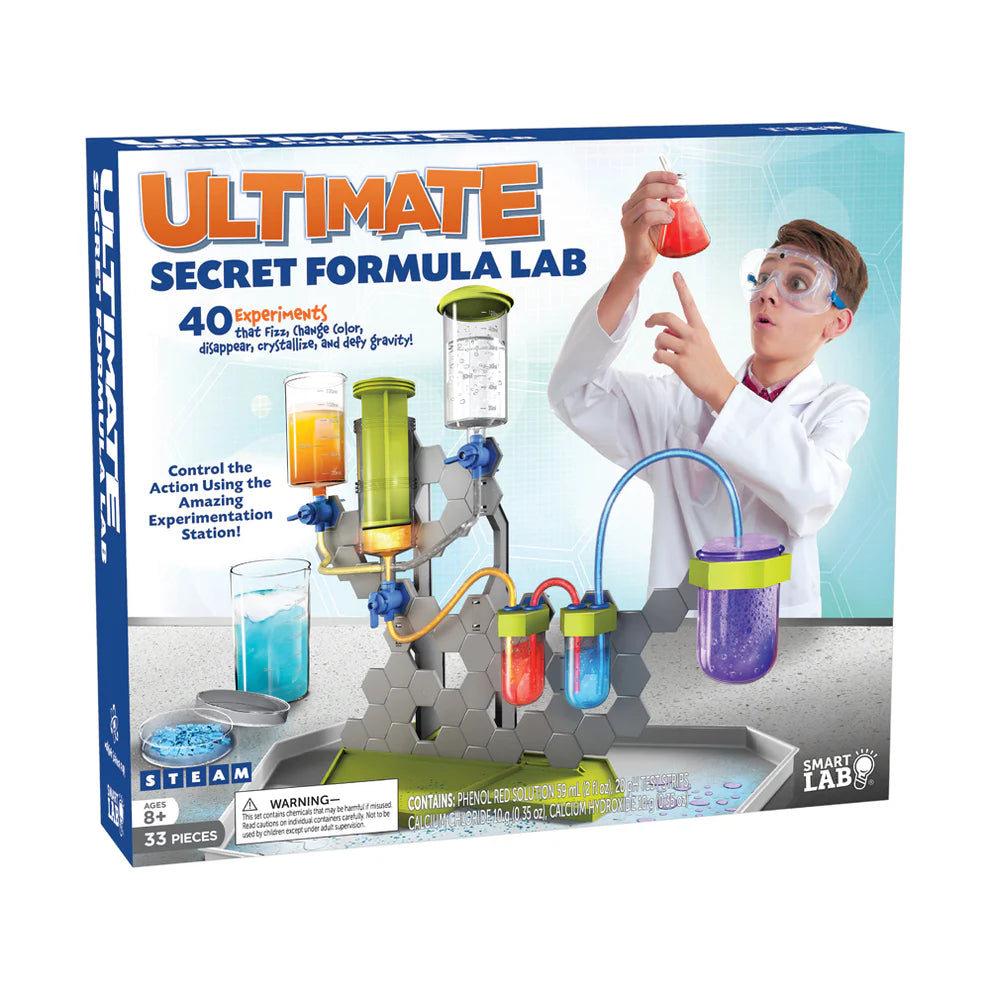 SmartLab Toys Ultimate Secret Formula Lab – Das komplette praktische Chemie-Erlebnis